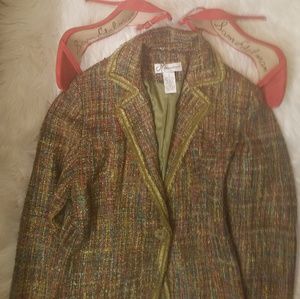 Dress Barn tweed suit blazer